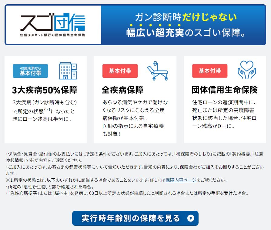 住信SBIネット銀行のスゴ団信